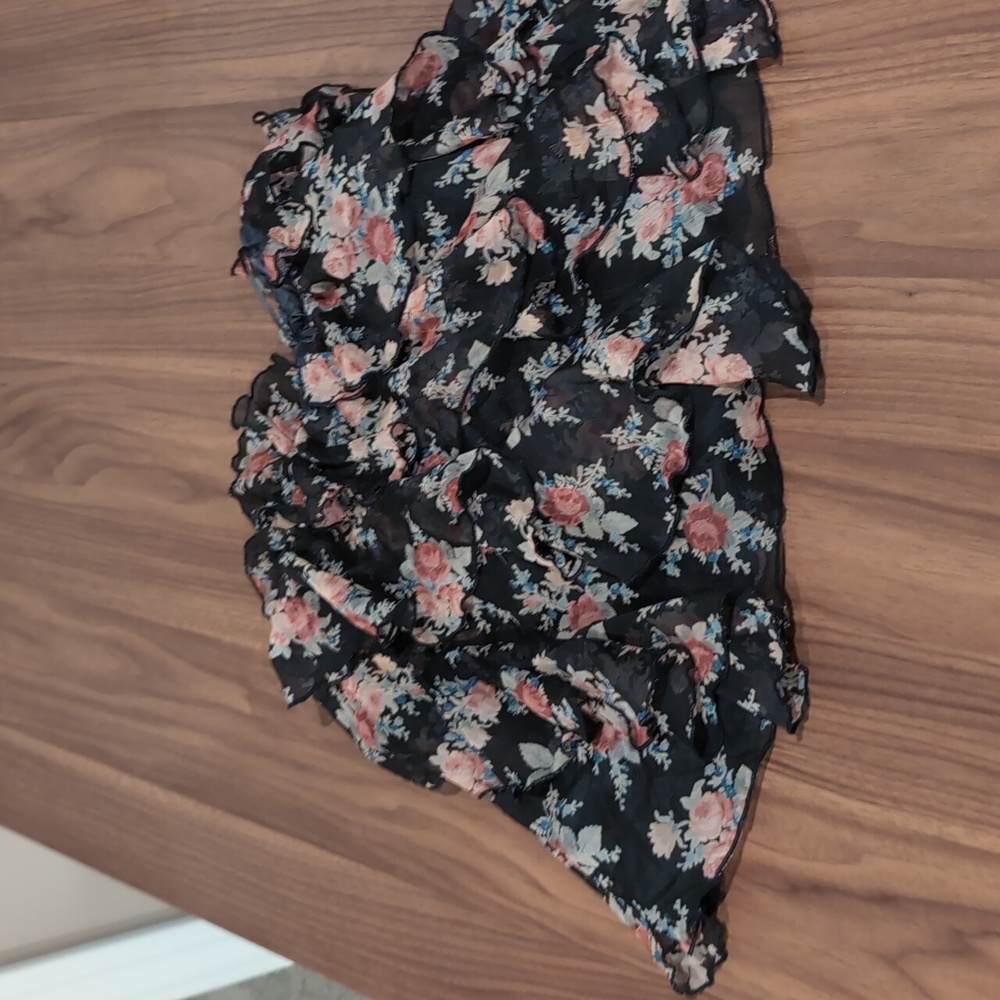 Ralph Lauren ruffled flowered skirt size 14 kids